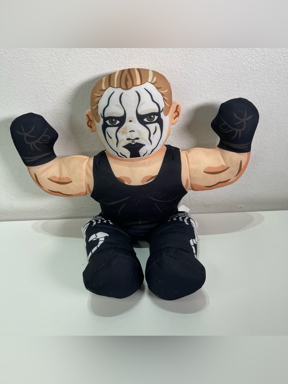 AEW  WWE Wrestler Sting Wrestling Buddies 15” Talking Toy Plush Action Figure